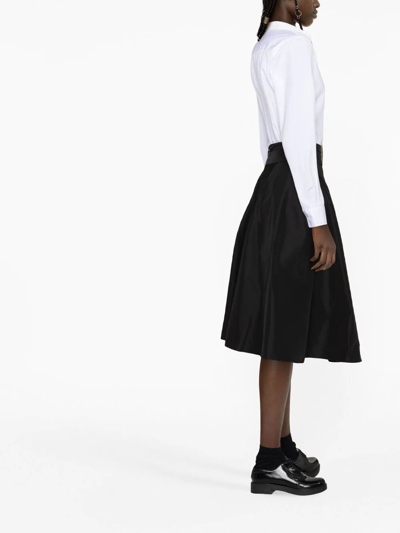 Aspesi Pointed Collar Long-sleeved Shirt In White