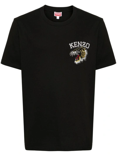 Shop Kenzo Printed T-shirt In Black