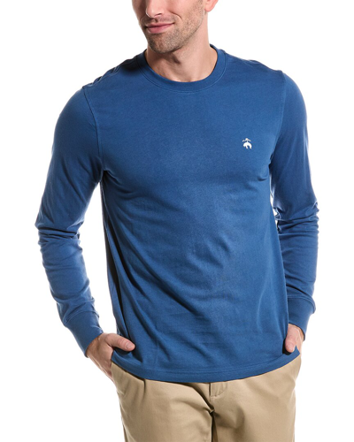 Shop Brooks Brothers Classic T-shirt In Navy