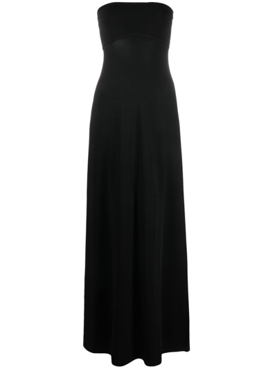 Shop Frame Black Tube Knit Maxi Dress