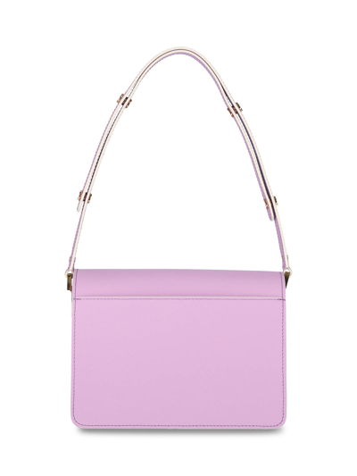 Shop Marni Medium Shoulder Bag In Purple