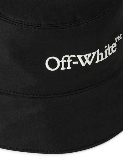 Shop Off-white Nylon Bucket Hat In Black