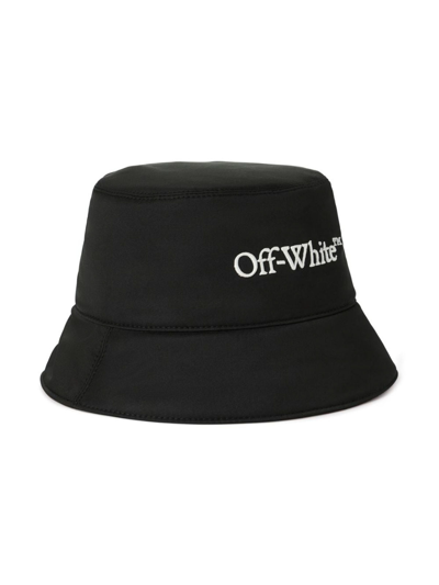 Shop Off-white Nylon Bucket Hat In Black