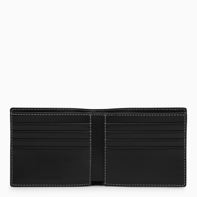 Shop Burberry Coated Canvas Beige Wallet