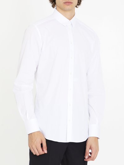 Dolce & Gabbana Dolce&gabbana Classic White Poplin Shirt In White