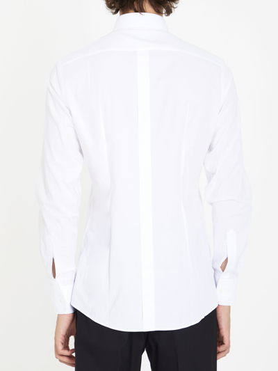 Dolce & Gabbana Dolce&gabbana Classic White Poplin Shirt In White