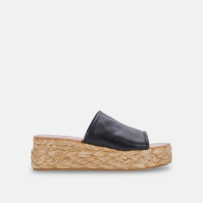 Shop Dolce Vita Pablos Sandals In Black Leather