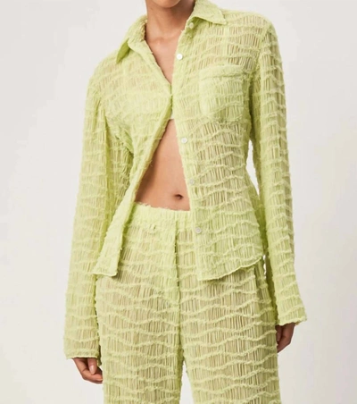 Ronny Kobo Nadi Top In Lime In Green