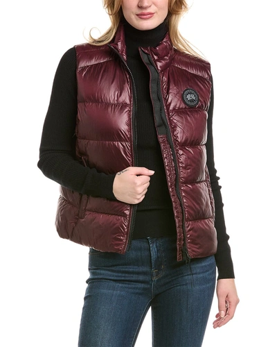 Shop Canada Goose Cypress Down Vest In Red