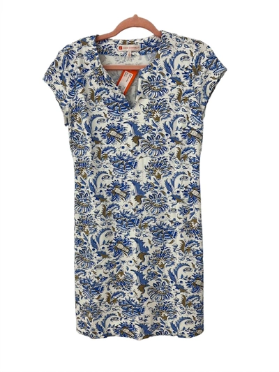 Jude Connally Laney Dress In Batik Floral White In Multi