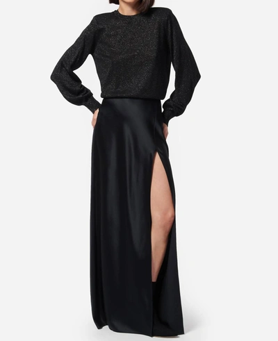 Shop Cami Nyc Slit Skirt In Black
