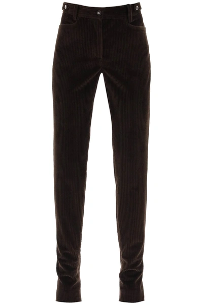 Shop Dolce & Gabbana Bell Bottom Corduroy Pants