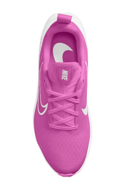 Shop Nike Kids' Air Zoom Arcadia 2 Running Shoe In Laser Fuchsia/ White/ White