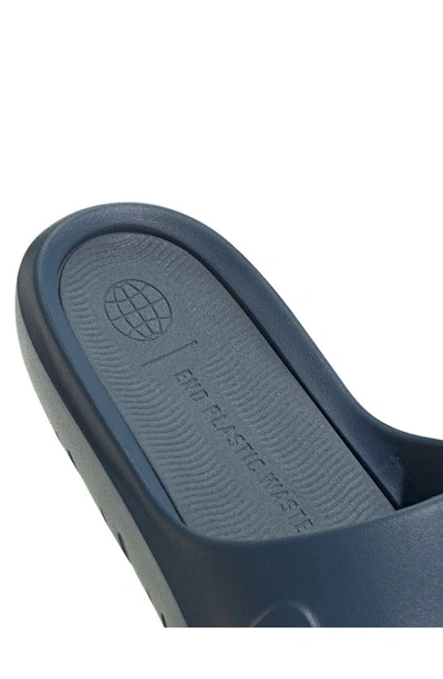 Shop Adidas Originals Adicane Slide Sandal In Ink/ Ink/ Preloved Ink