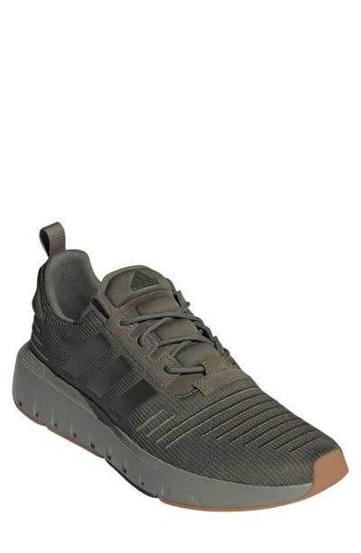 Shop Adidas Originals Swift Run 23 Running Shoe In Olive/ Shadow Olive/ Gum10