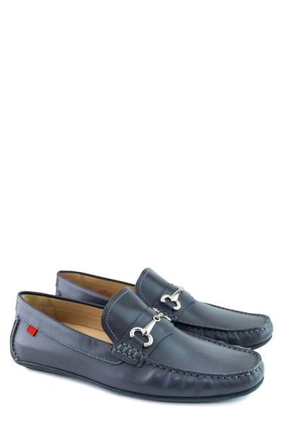 Shop Marc Joseph New York Wall Street Bit Loafer Driving Shoe In Grey Napa
