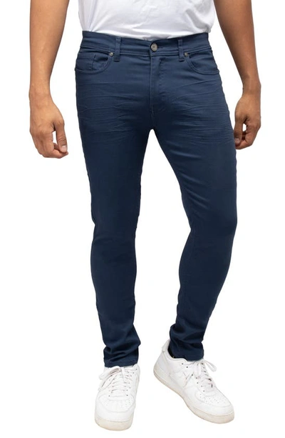 Shop X-ray Xray Classic Twill Skinny Jeans In Midnight Blue