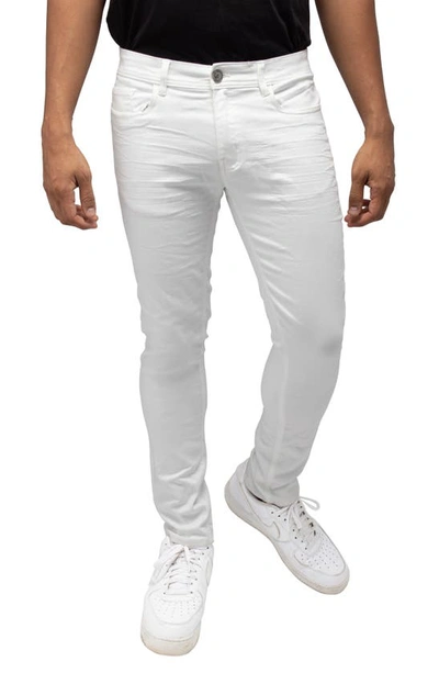 Shop X-ray Classic Twill Skinny Jeans In White