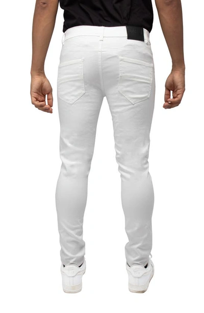 X-ray Classic Twill Skinny Jeans In White