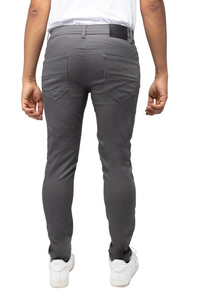 X-ray Classic Twill Skinny Jeans In Silver