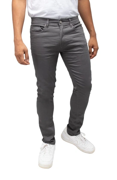 X-ray Classic Twill Skinny Jeans In Silver