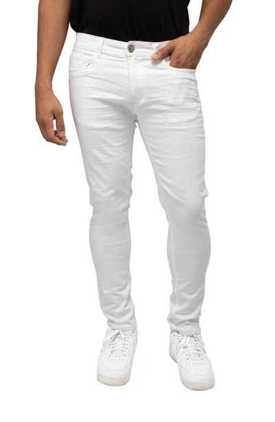 X-ray Classic Twill Skinny Jeans In White