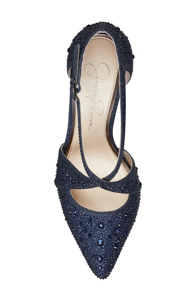 Shop Jessica Simpson Accile Pointed Toe Pump In Navy