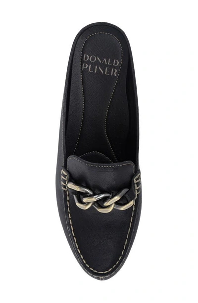 Donald Pliner Bless Leather Mule In Black-blk