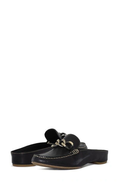 Donald Pliner Bless Leather Mule In Black-blk