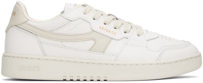 Shop Axel Arigato White & Beige Dice-a Sneakers In White /beige