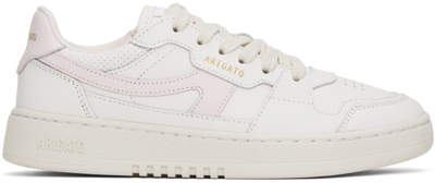 Shop Axel Arigato White & Pink Dice-a Sneakers In White/pink