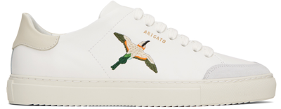 Shop Axel Arigato White Clean 90 Triple B Bird Sneakers In White/cremino