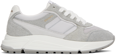 Shop Axel Arigato Gray Rush Sneakers In Grey/white