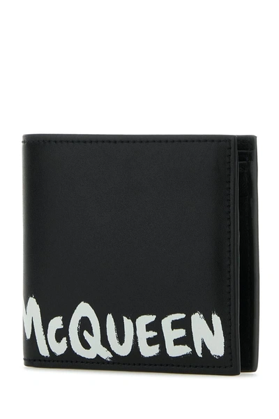Shop Alexander Mcqueen Wallets In Black/white