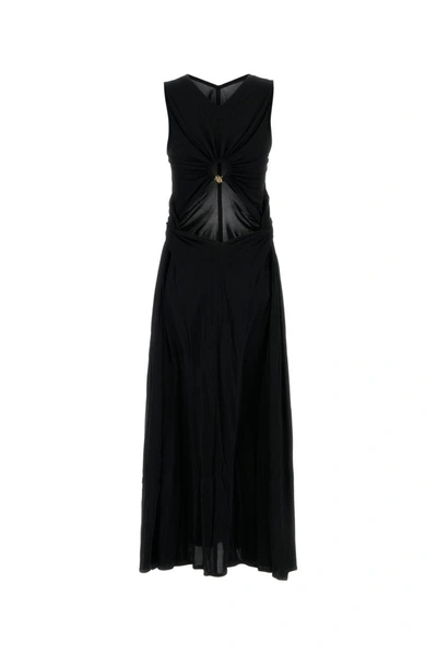 Shop Bottega Veneta Long Dresses. In Black