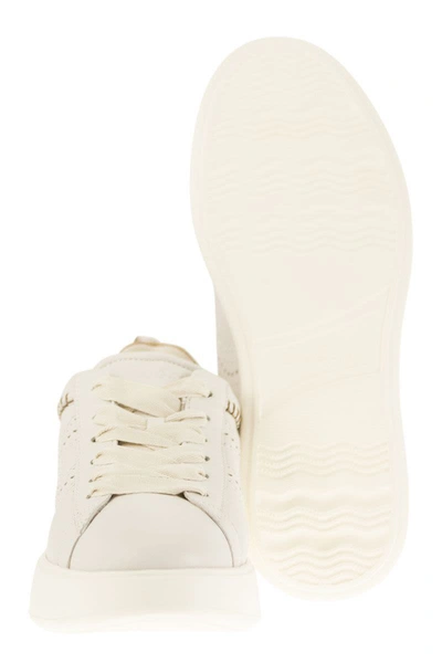 Shop Hogan Rebel - Sneakers In White/beige