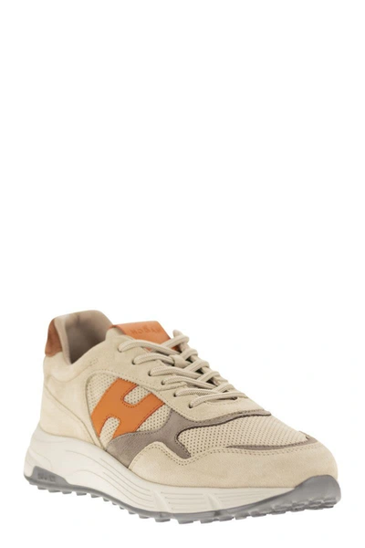 Shop Hogan Hyperlight - Sneakers In Beige/orange