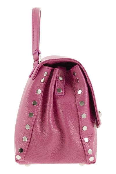 Zanellato Small Postina Studded Tote Bag In Pink
