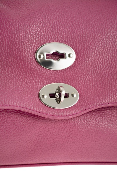 Zanellato Small Postina Studded Tote Bag In Pink