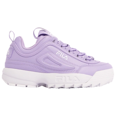 Shop Fila Girls  Disruptor Ii In Purple/purple/white