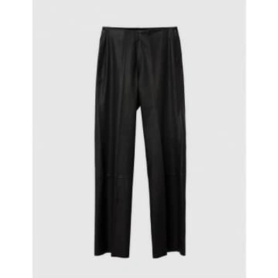 Shop Day Birger Madisson Leather Stretch Trousers Size: 40, Col: Black