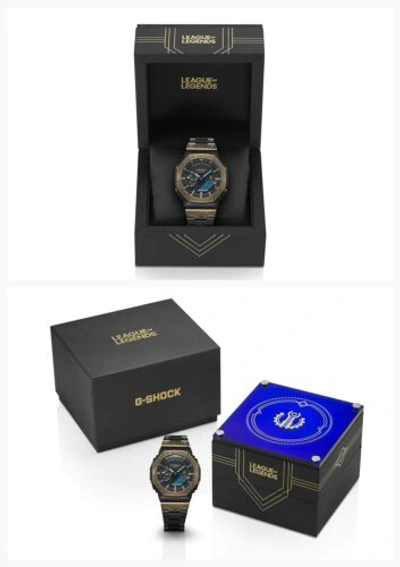 Pre-owned Casio G-shock Gm-b2100ll-1ajr Limited Box Series League Of Legends Watch Men