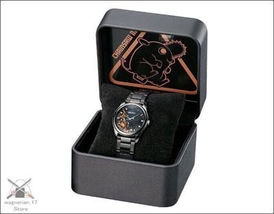 Pre-owned Seiko Chainsaw Man  Collaboration Watch Black Pochita Anime 2023 Made In Japan
