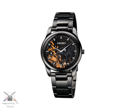 Pre-owned Seiko Chainsaw Man  Collaboration Watch Black Pochita Anime 2023 Made In Japan
