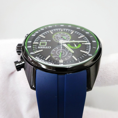 Pre-owned Citizen X Naruto Limited Collaboration Kakashi Ca0597-24e Eco-drive Men Watch