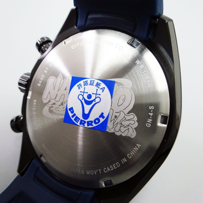 Pre-owned Citizen X Naruto Limited Collaboration Kakashi Ca0597-24e Eco-drive Men Watch