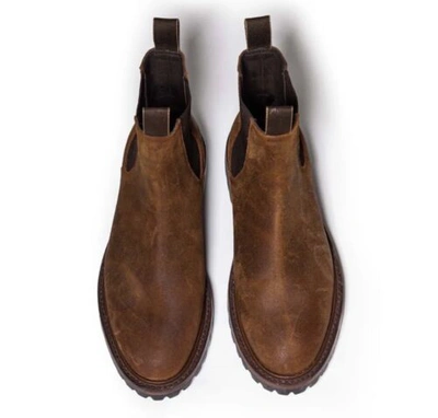 Pre-owned Taylor Stitch The Ranch Boot In Redwood Waxed Suede Size 9 Brand