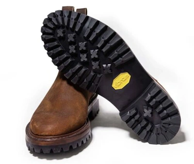 Pre-owned Taylor Stitch The Ranch Boot In Redwood Waxed Suede Size 9 Brand