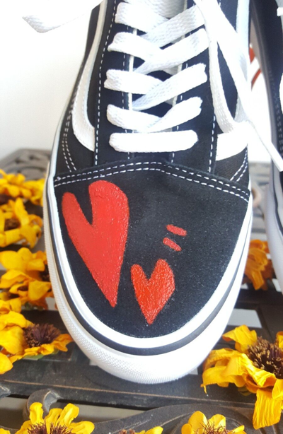 Pre-owned Vans Authentic Gdragon  Old Skool Black Limited Hand Painted Shoes Womens Bigbang