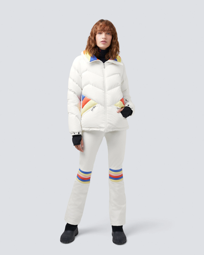 Pre-owned Perfect Moment 'apres Duvet' Ski Jacket White Size L - Msrp $640 $400 Off